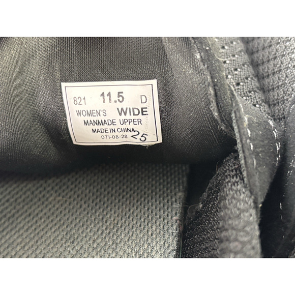 Orthofeet Quincy 821 Womens Size 11.5 D Wide Black Slip On Orthopedic Shoes - Picture 8 of 12